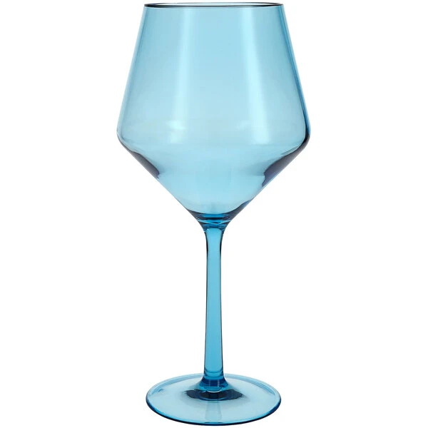 Fortessa Tableware Solutions Fortessa Sole 22 Oz. Blue Ether Tritan Plastic Red Wine Glass - 12/Case