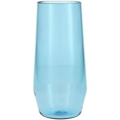 Fortessa Tableware Solutions Fortessa Sole 18 Oz. Blue Ether Tritan Plastic Beverage Glass - 12/Case