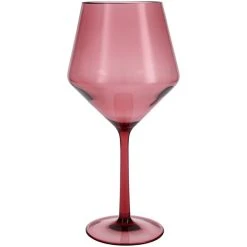 Fortessa Tableware Solutions Fortessa Sole 22 Oz. Rose Tritan Plastic Red Wine Glass - 12/Case