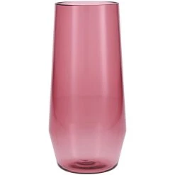 Fortessa Tableware Solutions Fortessa Sole 18 Oz. Rose Tritan Plastic Beverage Glass - 12/Case