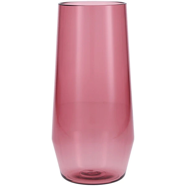 Fortessa Tableware Solutions Fortessa Sole 18 Oz. Rose Tritan Plastic Beverage Glass - 12/Case