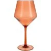 Fortessa Tableware Solutions Fortessa Sole 22 Oz. Terra Cotta Tritan Plastic Red Wine Glass - 12/Case