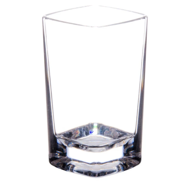 Thunder Group PLTHSG130SC 3 Oz. Plastic Square Shooter / Dessert Shot Glass - Image 2