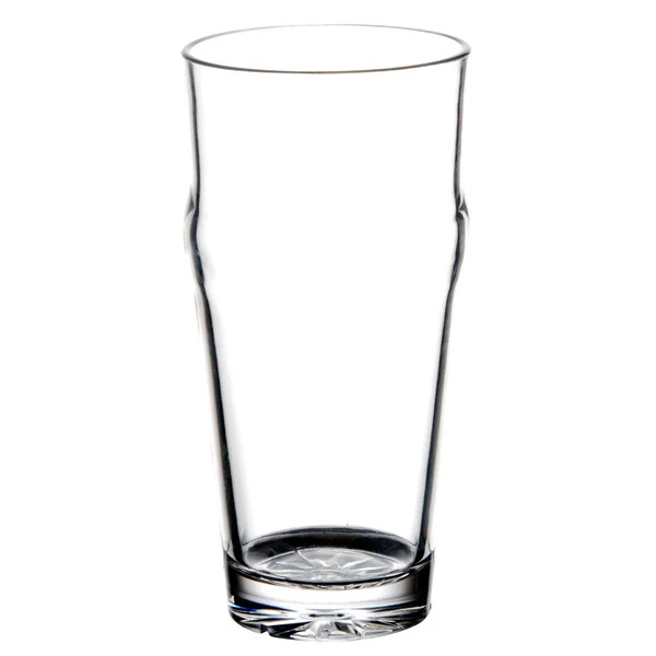 Thunder Group PLTHEP016C 16 Oz. Plastic English Pub / Nonic Glass - Image 3