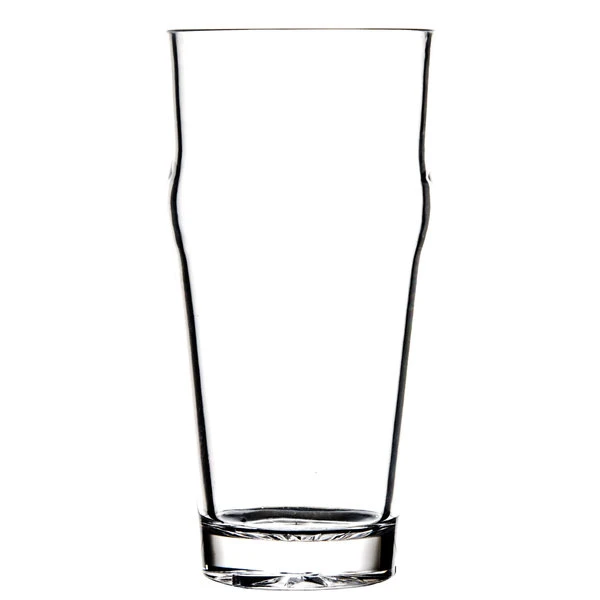 Thunder Group PLTHEP016C 16 Oz. Plastic English Pub / Nonic Glass - Image 2