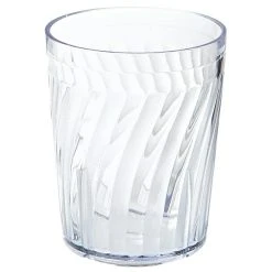 GET Enterprises GET 2206-1-CL Tahiti 6 Oz. Clear Customizable SAN Plastic Tumbler - 72/Case