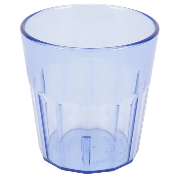 Cambro NT9401 Newport 9.3 Oz. Slate Blue Customizable SAN Plastic Tumbler - 36/Case