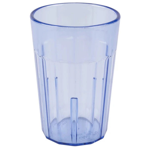 Cambro NT5401 Newport 6.4 Oz. Slate Blue Customizable SAN Plastic Tumbler - 36/Case