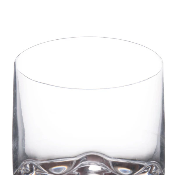 Thunder Group PLTHRG008C 8.5 Oz. Plastic Heavy Base Classic Rocks / Old Fashioned Glass - Image 5