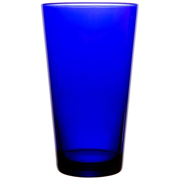 Libbey 171B Cobalt 17.25 Oz. Customizable Cooler Glass - 12/Case - Image 2