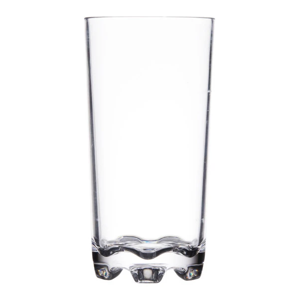 Thunder Group PLTHST012C 12 Oz. Plastic Heavy Base Classic Highball Glass - Image 2
