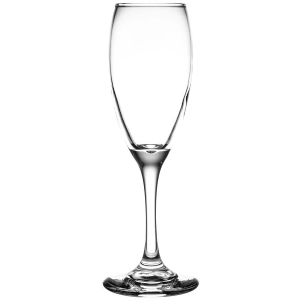 Libbey 3996 Teardrop 5.75 Oz. Customizable Flute Glass - 12/Case - Image 2