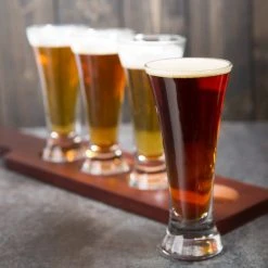 Libbey 1241HT Flare 4.75 Oz. Pilsner Beer Tasting Glass - 4/Pack