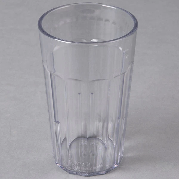 Cambro NT10152 Newport 10 Oz. Clear Customizable SAN Plastic Tumbler - 36/Case - Image 2