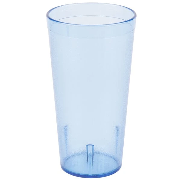 Carlisle 522054 Stackable 20 Oz. Blue SAN Plastic Tumbler - 72/Case - Image 2