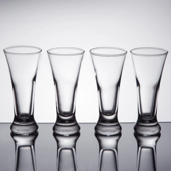 Libbey 1241HT Flare 4.75 Oz. Pilsner Beer Tasting Glass - 4/Pack - Image 2