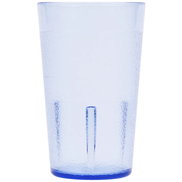 Cambro 500P401 Colorware 5.2 Oz. Slate Blue Customizable SAN Plastic Tumbler - 6/Pack - Image 2