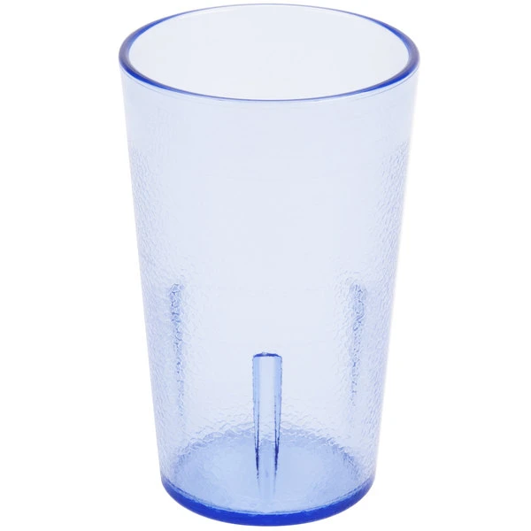 Cambro 500P2401 Colorware 5.2 Oz. Slate Blue Customizable SAN Plastic Tumbler - 24/Case - Image 2