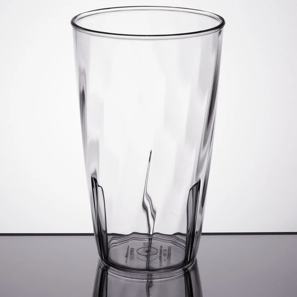 Carlisle 4366807 Swirl 16 Oz. Clear Polycarbonate Tumbler - 36/Case - Image 2
