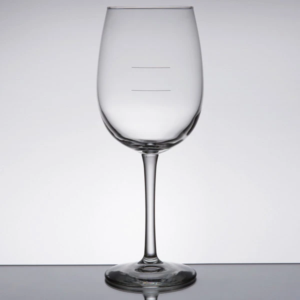 Libbey 7533-1178N Vina 16 Oz. Wine Glass With Etched Pour Lines - 12/Case - Image 2