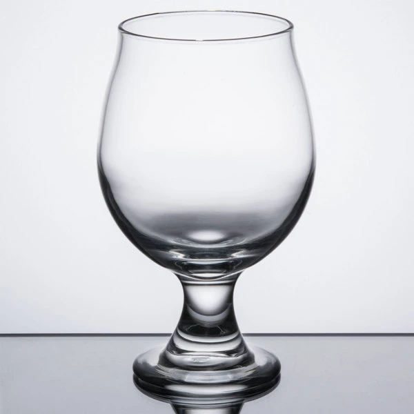 Libbey 3817 10 Oz. Stackable Belgian Beer / Tulip Glass - 12/Case - Image 2