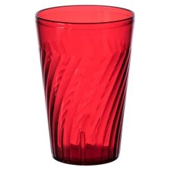 GET Enterprises GET 2220-1-R Tahiti 20 Oz. Red Customizable SAN Plastic Tumbler - 72/Case