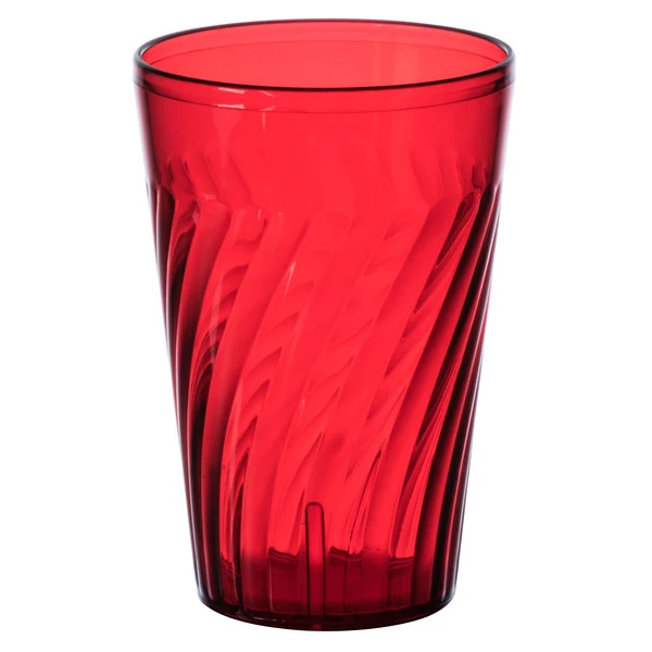 GET Enterprises GET 2220-1-R Tahiti 20 Oz. Red Customizable SAN Plastic Tumbler - 72/Case