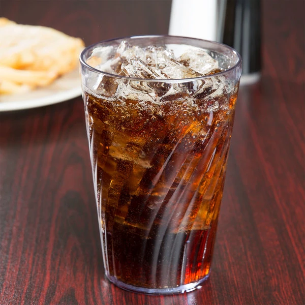 GET Enterprises GET 2220-1-CL Tahiti 20 Oz. Clear Customizable SAN Plastic Tumbler - 72/Case