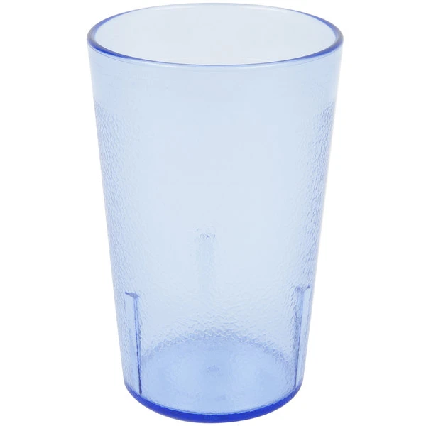 Cambro 800P2401 Colorware 7.8 Oz. Slate Blue Customizable SAN Plastic Tumbler - 24/Case - Image 2