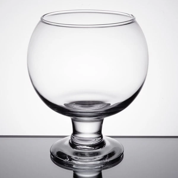 Libbey Super Stems 51 Oz. Customizable Super Globe Fish Bowl Glass - 6/Case - Image 2