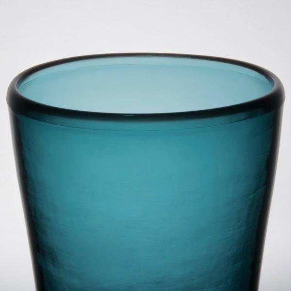 Carlisle MIN544015 Mingle 12 Oz. Teal Tritan Plastic Double Rocks / Old Fashioned Glass - 12/Case - Image 5
