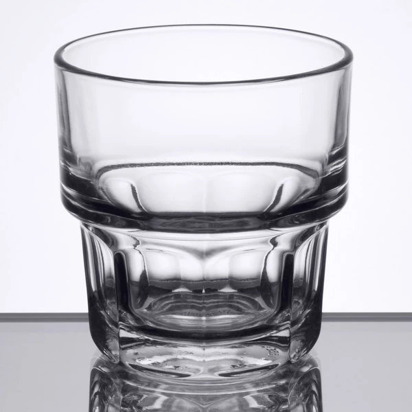 Libbey 15659 Gibraltar 9 Oz. Stackable Rocks / Old Fashioned Glass - 36/Case - Image 2