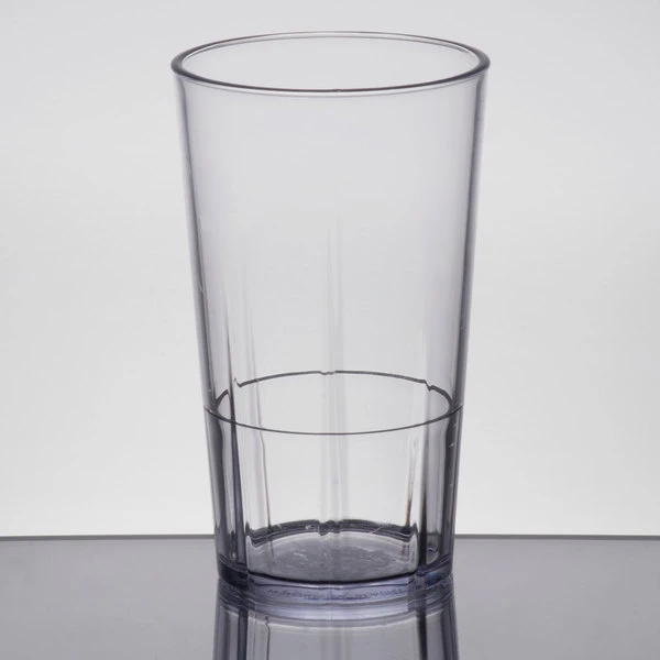 Cambro LDT12152 Lido 12 Oz. Clear SAN Plastic Tumbler - 36/Case - Image 2