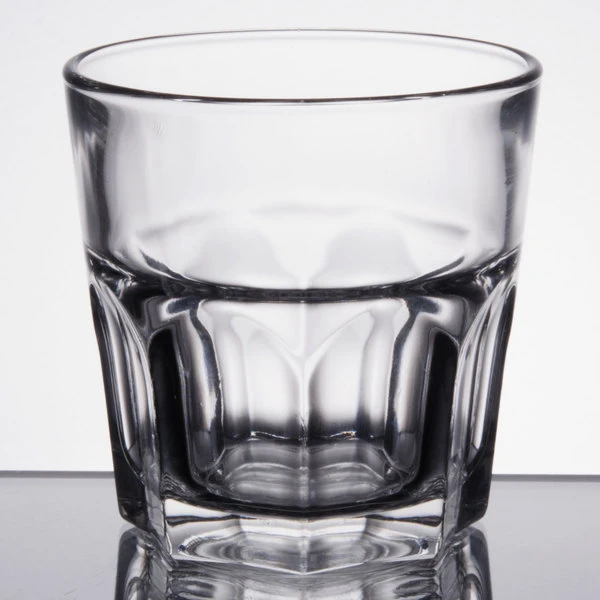 Arcoroc J2610 Granite 5.25 Oz. Stackable Rocks / Old Fashioned Glass By Arc Cardinal - 48/Case - Image 3