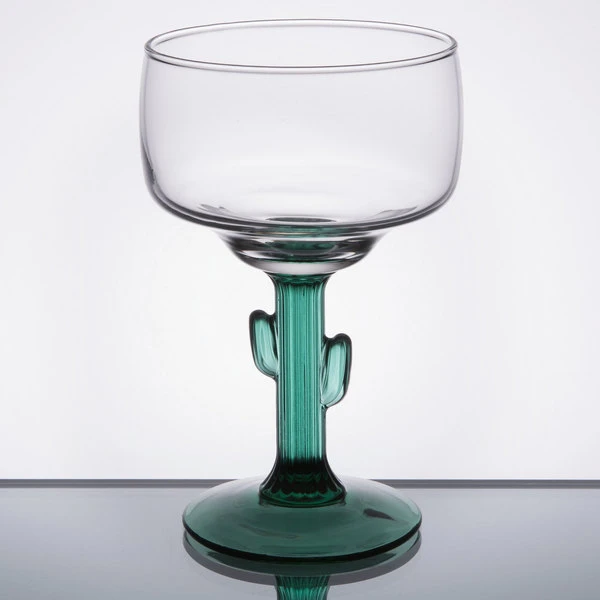 Libbey 3619JS 12 Oz. Cactus Margarita Glass - 12/Case - Image 2