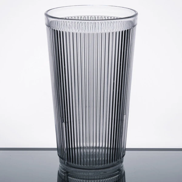 Carlisle 402007 Crystalon Stack-All 20.7 Oz. Clear SAN Plastic Tumbler - 12/Case - Image 2